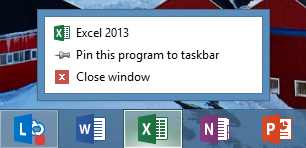 Windows 8 - Pin programs to taskbar