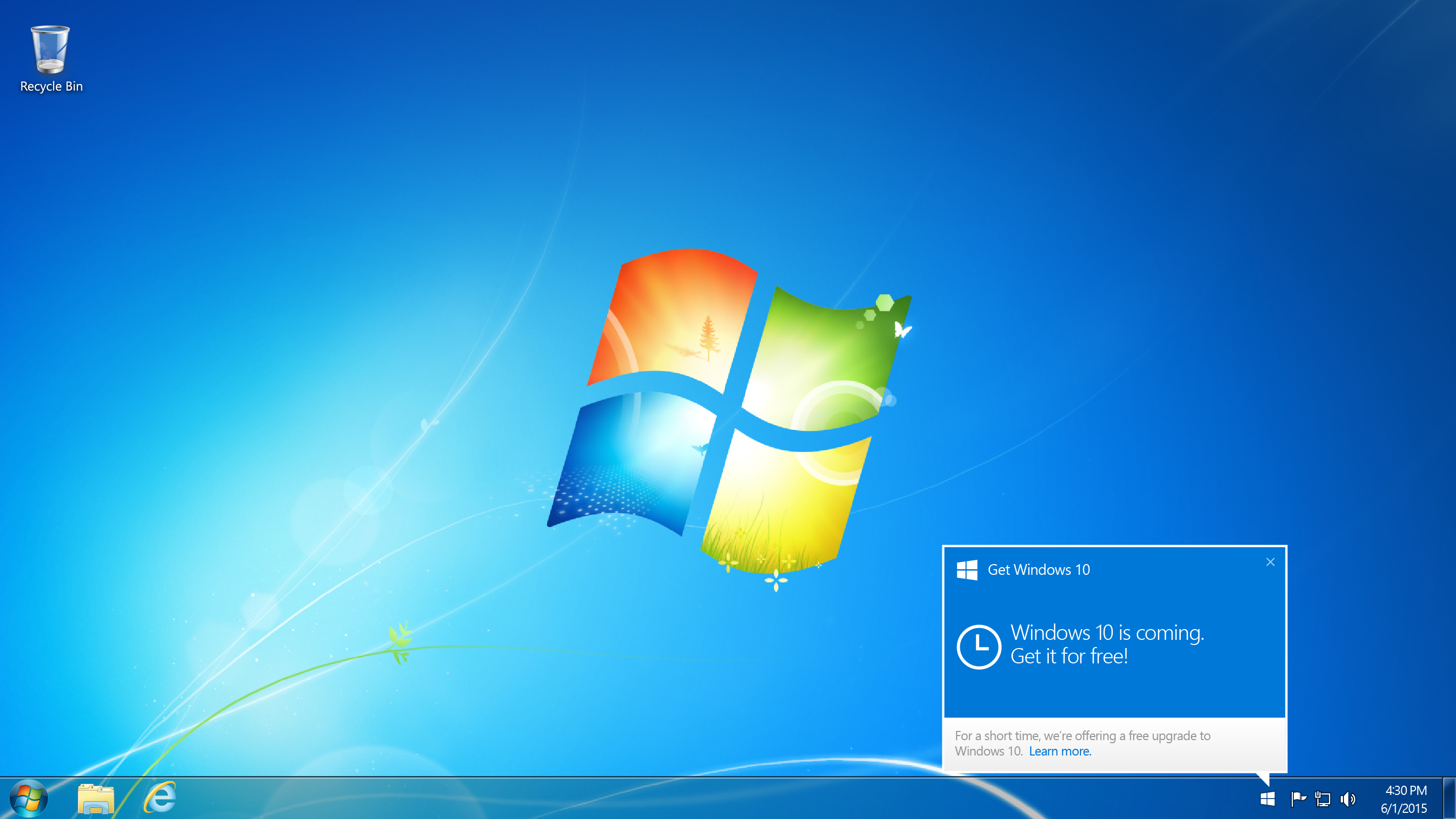 Windows vraagt om te upgraden naar Windows 10